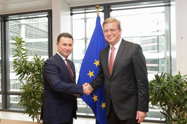 Visit of Nikola Gruevski, Prime Minister of the former Yugoslav Republic of Macedonia, to the EC