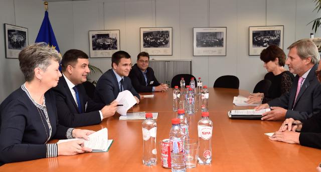 Visit of Volodymyr Hroisman, Ukrainian Vice-Prime Minister and Minister for Regional Development, Construction, Housing and Communal Services, and Pavlo Klimkin, Ukrainian Minister for Foreign Affairs, to the EC