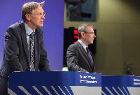 Joint press conference by Andris Piebalgs and Janez Potočnik, Members of the EC, on the communication entitled 