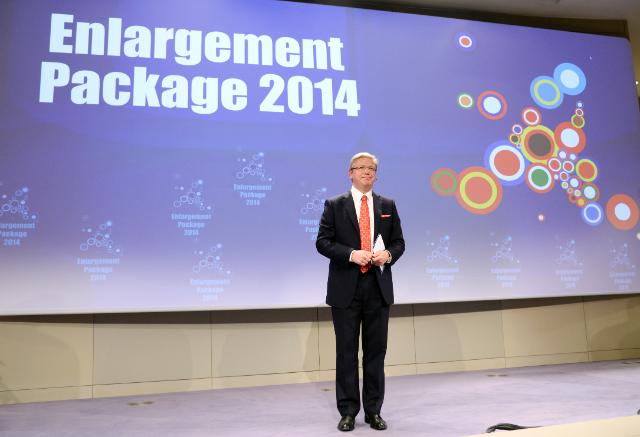 Press conference by Štefan Füle, Member of the EC, on the presentation of the 2014 Enlargement Package