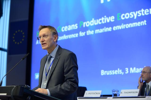 At the opening of Healthy Oceans - Productive Ecosystems (HOPE): a European conference for the marine environment, Brussels