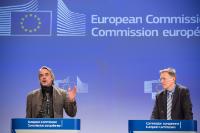 Joint press conference with Jeremy Irons on the Green Paper on plastic waste, Brussels