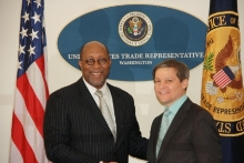 Commissioner Cioloş with US Trade Representative Ron Kirk