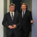 Š.Füle with Ukrainian Energy Minister Y.Boyko