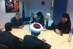 Meeting religious leaders from Ukraine