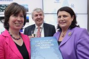 Vice President of the EP Diana Wallis, JRC Director General Roland Schenkel and Commissioner Máire Geoghegan-Quinn