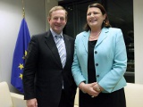 Commissioner meets Enda Kenny, Irish Prime Minister, Brussels, 10 March 2011