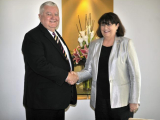 Commissioner meets with the Australian Chief Scientist, Professor Ian Chubb, Canberra
