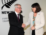 Commissioner and Mr Timothy John Groser, New Zealand Minister for Trade and Minister responsible for International Climate Change Negotiations, Auckland