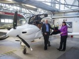 Mr. Ivo Boscarol, CEO of Pipistrel, and the Commissioner