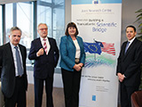 Left to right: Dominique Ristori, Hannes Swoboda, Member of the European Parliament, Commissioner and William E. Kennard, Head of the US mission to the EU.