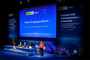 Commissioner delivers keynote address at Launch of Horizon 2020 in Madrid, 11 November 2013. © EU, 2013