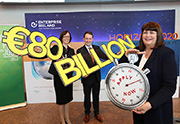 Left to right: Dr Imelda Lambkin, Enterprise Ireland, Director National Support Network for Horizon 2020, Seán Sherlock, T.D. Irish Minister for Research & Innovation, and the Commissioner  © Gary O’Neill Photography