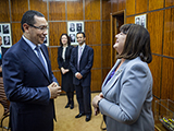 Commissioner with Victor Ponta, Romanian Prime Minister