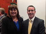 Commissioner Geoghegan-Quinn and Damien English, TD, Irish Minister of State for Skills, Research and Innovation at the Competitiveness Council