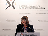 Commissioner delivers keynote address at the Chamber de Commerce du Montreal Metropolitan