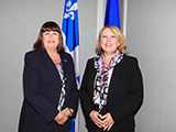 Commissioner meets with Christine St-Pierre, Quebec Minister of International Relations