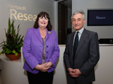 Commissioner together with Professor Andrew Blake, Laboratory Director of Microsoft Research Cambridge