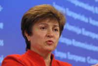 Commissioner Georgieva announces the increase in funding © EU
