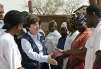 Commissioner Georgieva's visit to Sudan © EU