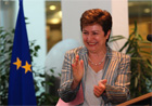 Commissioner Georgieva during the Conference for National Crisis Coordination Centre