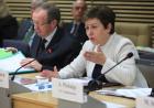 Claus Sørensen and Commmissioner Georgieva at the high level consultation meeting on the Sahel food crisis © EU