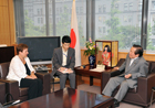 Kristalina Georgieva in discussion with Deputy Foreign Minister Yamane © EU