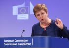 Commissioner Georgieva giving a speech on Syria © EU