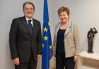 Kristalina Georgieva and Romano Prodi © EU
