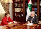 Kistalina Georgieva and Michel Sleiman, Lebanese President © EU