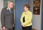 Discussion between Wolfgang Wosolsobe, on the left, and Kristalina Georgieva