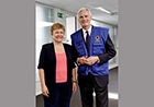 Michel Barnier, Member of the EC in charge of Internal Market and Services, and Kristalina Georgieva, Member of the EC in charge of International Cooperation, Humanitarian Aid and Crisis Response, visited the Emergency Response Centre.