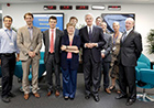 Michel Barnier, Member of the EC in charge of Internal Market and Services, and Kristalina Georgieva, Member of the EC in charge of International Cooperation, Humanitarian Aid and Crisis Response, visited the Emergency Response Centre.