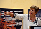 Commissioner Georgieva delivering a speech for the opening of the "Saints Cyril and Methodius and the Bulgarian alphabet" exhibition