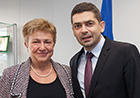On 15 October Commissioner Georgieva met with Bulgarian European Citizens' Prize of the European Parliament for 2013, Milen Vrabevski