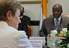 Commissioner Georgieva met Ivory Coast Prime Minister Daniel Kablan Duncan
