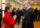 The Sahel is an example of where EU humanitarian and development aid and partners are working to strengthen resilience. Smaïl Chergui, Member of the African Union Commission (AUC) is pictured here with Commissioner Georgieva.