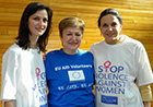 Commissioner Georgieva with EU Aid Volunteers and MEPs - © European Union 2014