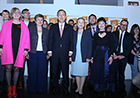 Commissioner Georgieva with UN Secretary General Ban Ki-moon the screening of the film 'A World Not Ours' in Brussels.
