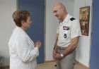 Commissioner Georgieva meets Philippe Pontiès, Operation Commander for EUFOR RCA