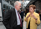 Commissioner Georgieva discussing with UNICEF Chief Tony Lake, with whom the EU is currently running a joint awareness-raising campaign, Voices of Children.
