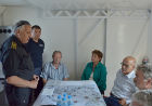 Following severe flooding in Miziya, a flood-affected town in North Western Bulgaria, Commissioner Georgieva visited the region to lend her support to people affected. Photo Credit: Bulgarian Ministry of Interior.