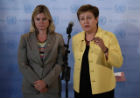 Following an address to the 69 United Nations General Assembly, Commissioner Georgieva and the UK's Justine Greening discussed the latest EU and UK efforts to help Syrians suffering from the continuing conflict.