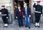 Commissioner Kristalina Georgieva and Nick Hakkerup, Danish Minister for Defence © EU