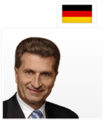 Günther Oettinger, Alemania