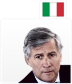 Antonio Tajani, Italia