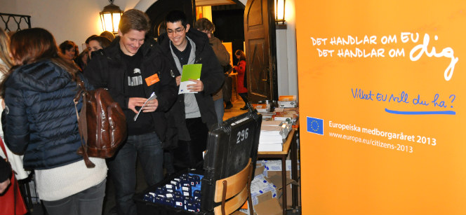 Participants arriving for the dialogue event in Gothenburg, Sweden. Photo: European Commission
