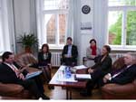Rencontre avec Imants Lieģis, président de la commission parlementaire des affaires européennes.