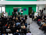 Inauguration of new science buildings at the Joint Research Centre in Ispra, Italy.