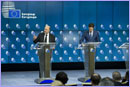 Commissioner MOSCOVICI and Jeroen DIJSSELBLOEM, President of the Eurogroup, following the Eurogroup meeting, on 8 December 2014, Brussels © European Union Commissioner MOSCOVICI and Jeroen DIJSSELBLOEM, President of the Eurogroup, following the Eurogroup meeting, on 8 December 2014, Brussels © European Union